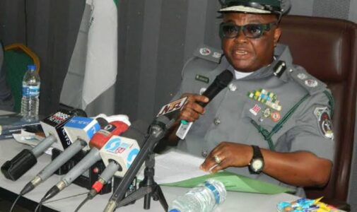 Compt . Oramalugo’s Seme Command intercepts truck load s of prohibited goods